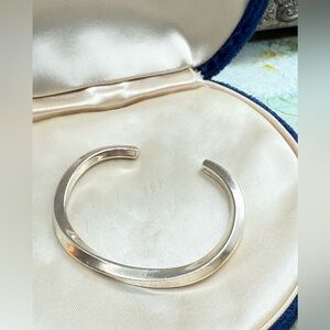 Vintage Solid Sterling Silver Cuff Bracelet
